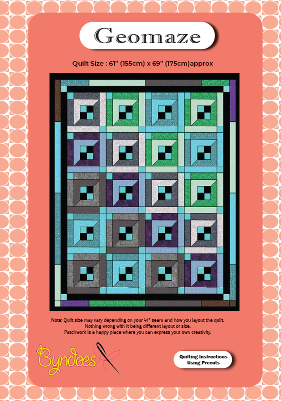 Geomaze Quilt Pattern Download