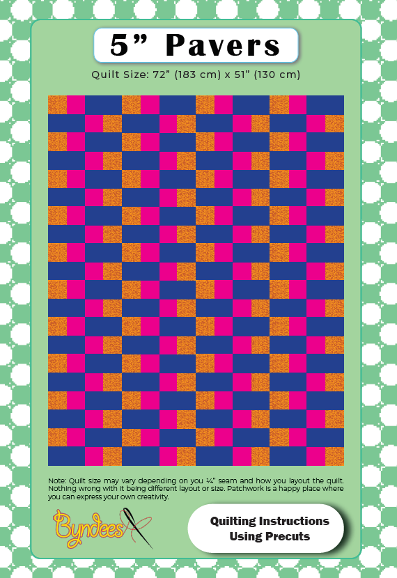 5" Pavers Quilt Pattern Download