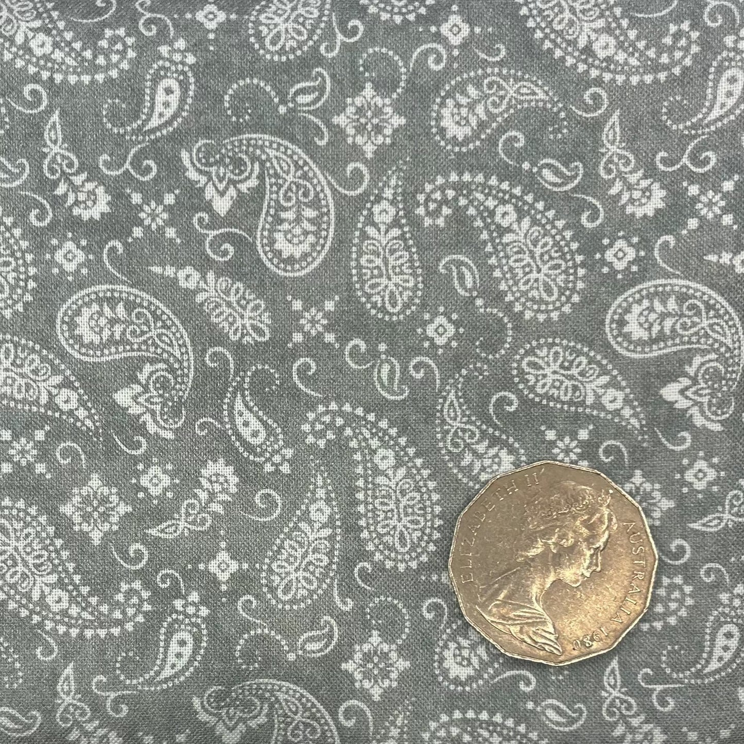 Lite Grey Paisley