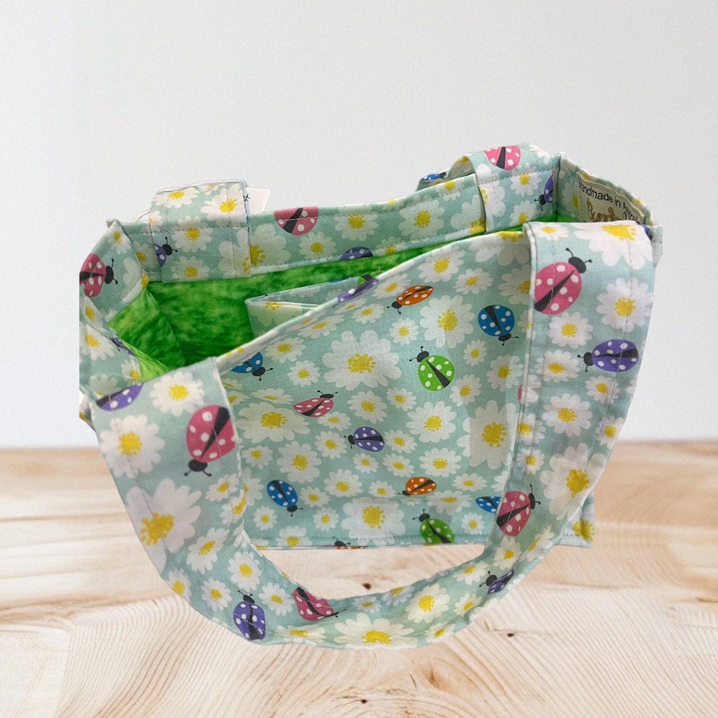 2 Cup Coffee Cup Caddy - Colourful Ladybugs