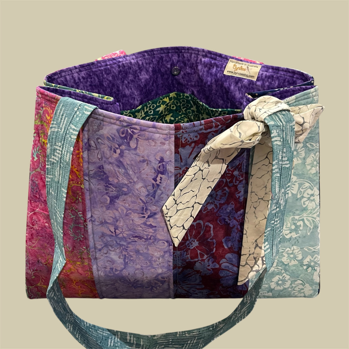 Envy Bag - Purple & Blue Tones with Purple Lining