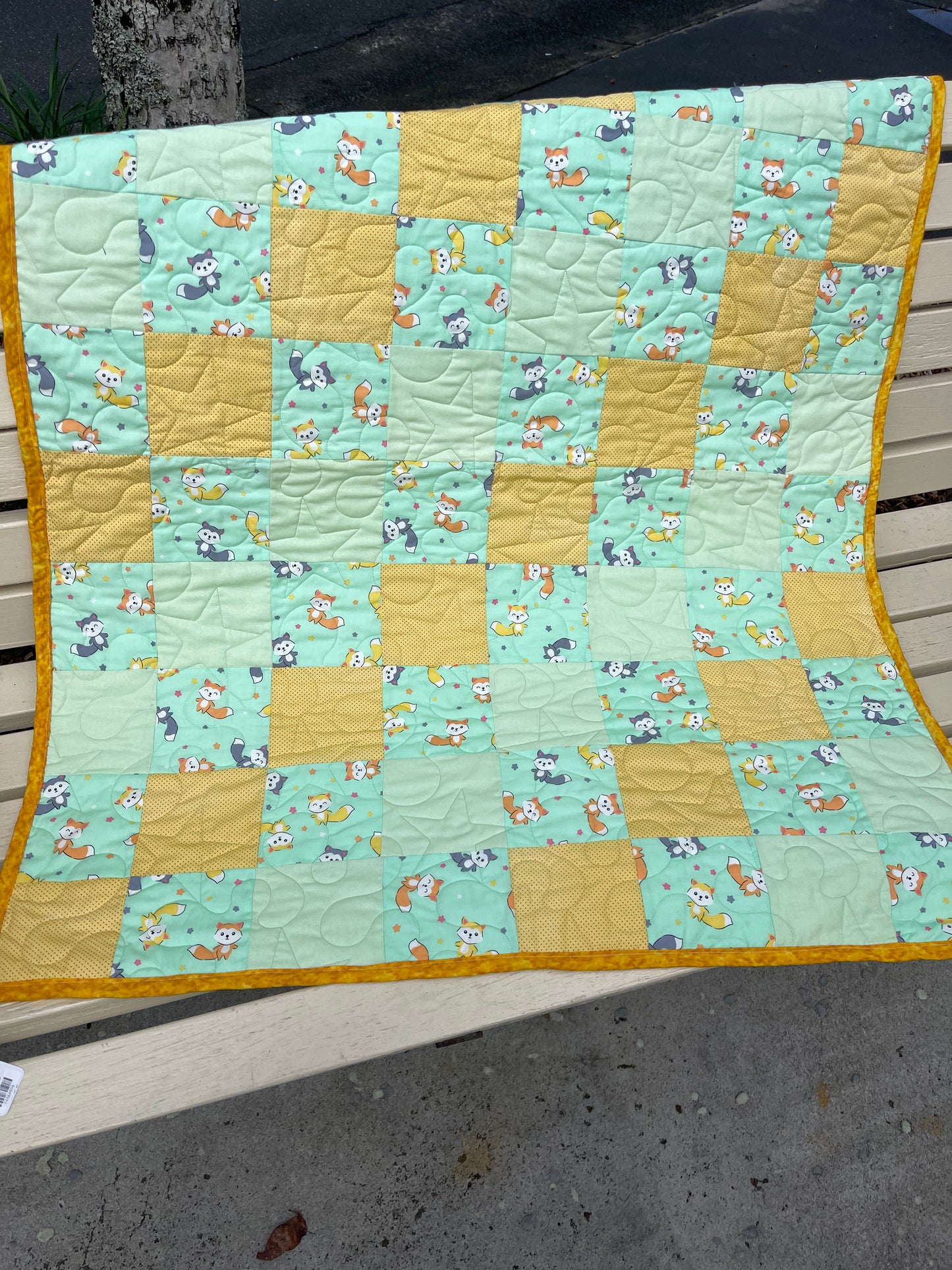 Stepping Stones Quilt Finished Size 34.5" x 42.5" Approx