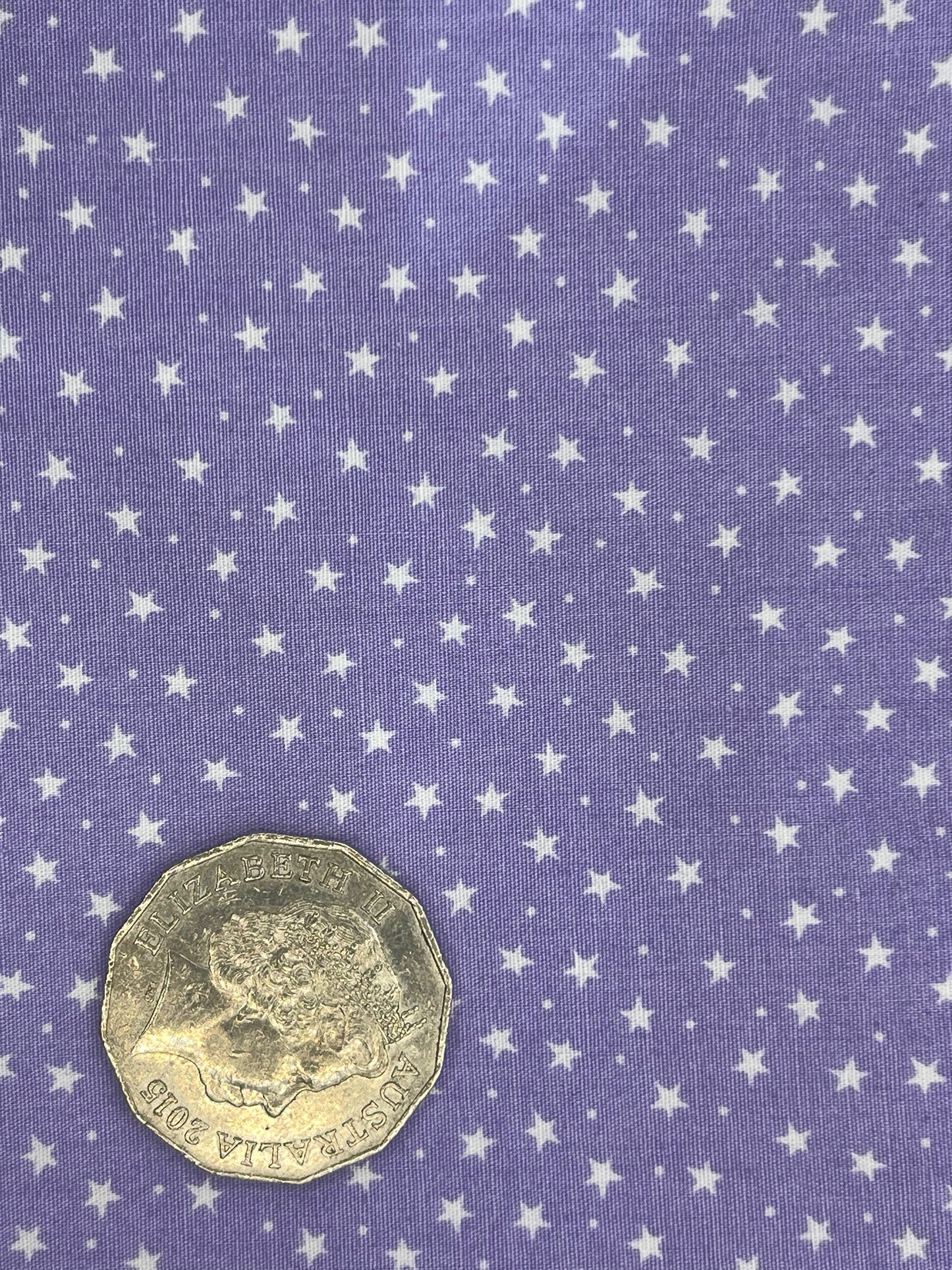 White Stars on Lilac