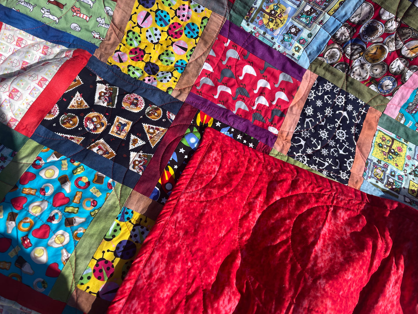 I Spy Quilt Finished Size 62" x 75" Approx