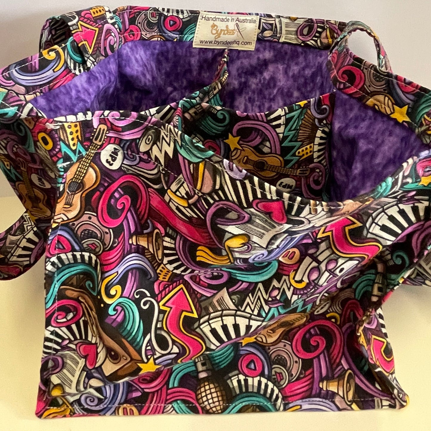 4 Cup Coffee Cup Caddy - Musical