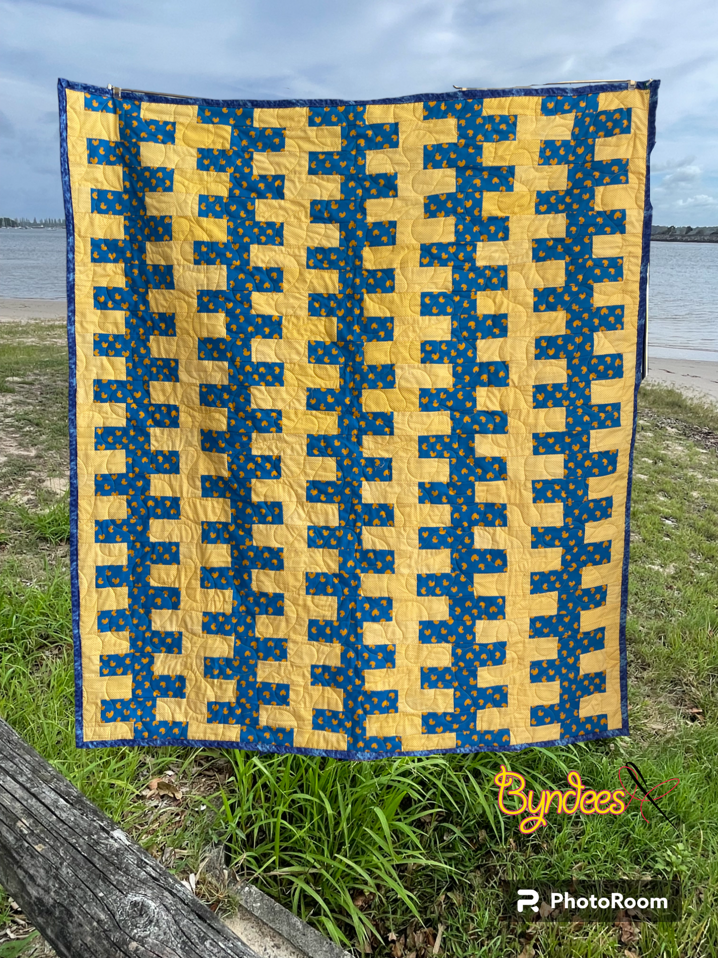 Escalator Quilt Finished Size 46" x 52" Approx
