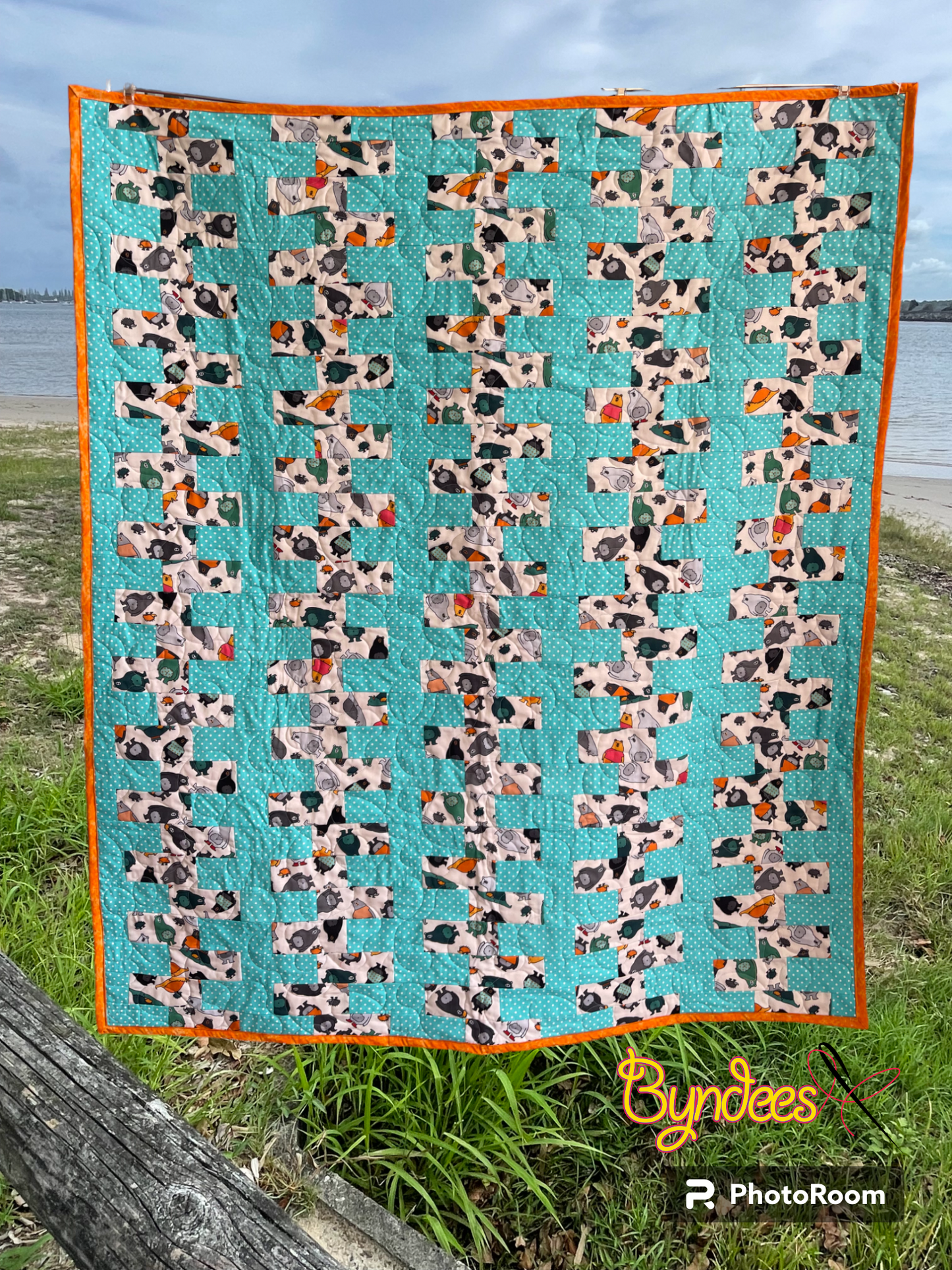 Escalator Quilt Finished Size 46" x 52" Approx
