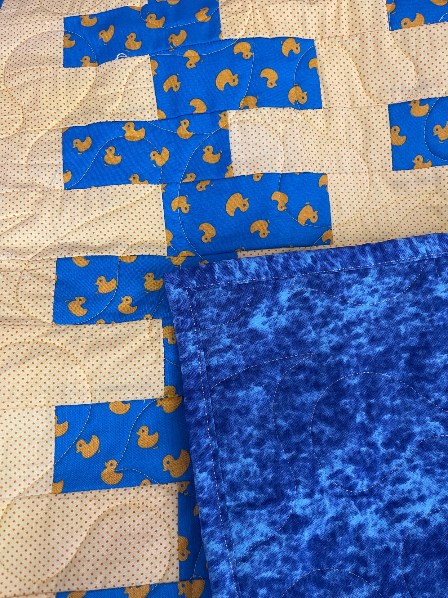 Escalator Quilt Finished Size 46" x 52" Approx