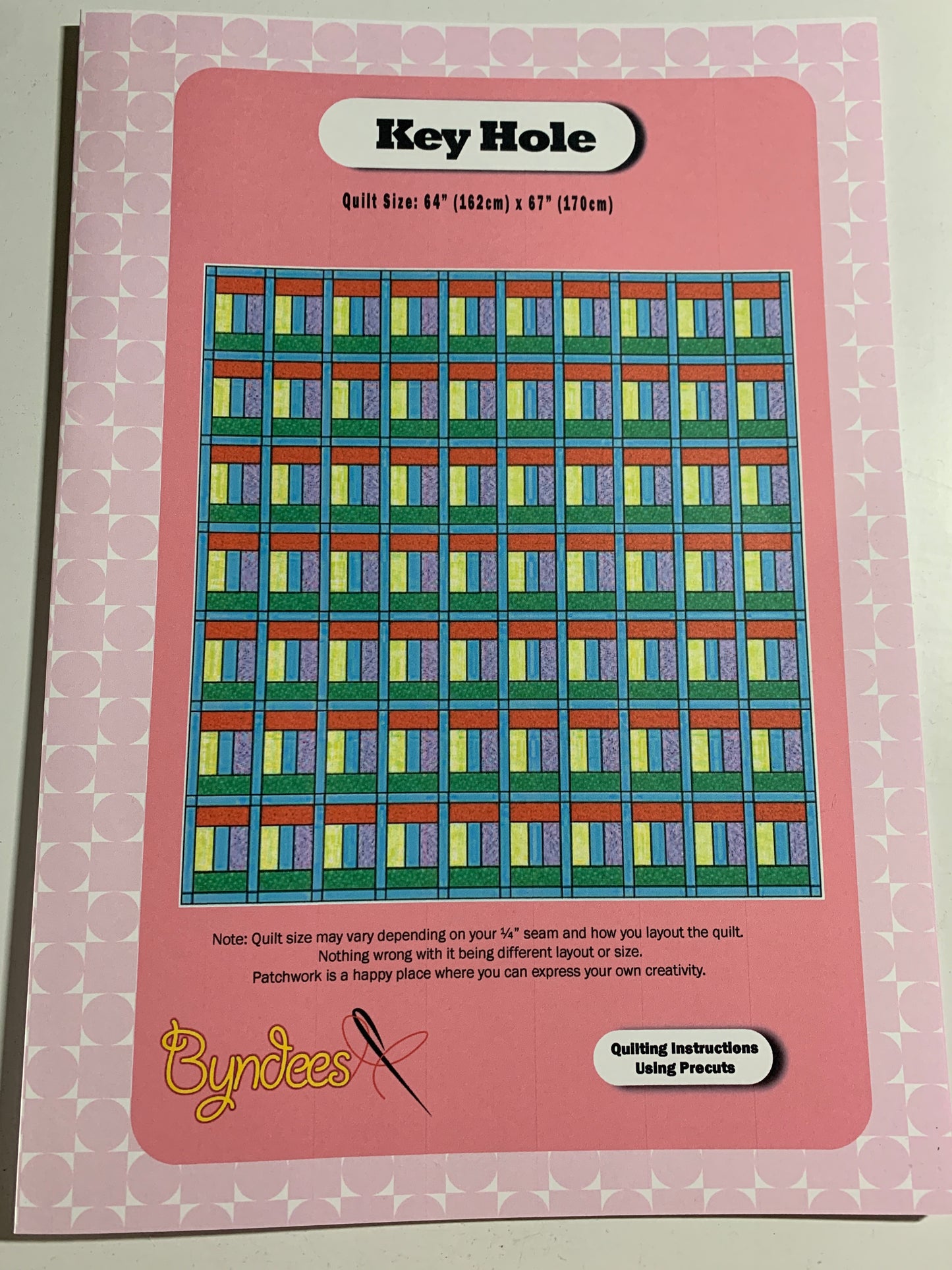 Key Hole Pattern - Using 2.5" and 1.5" Strips