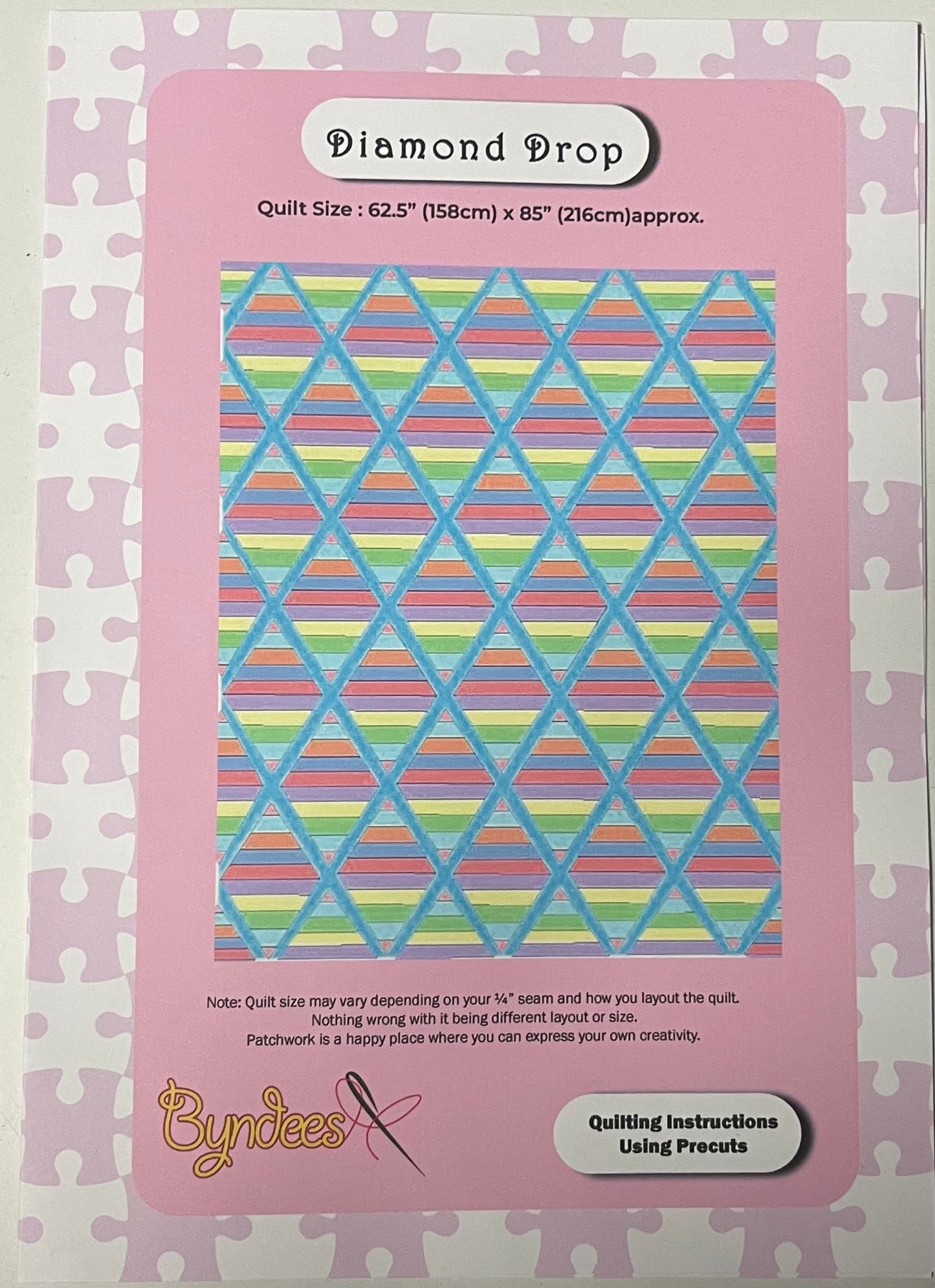 Diamond Drop Quilt Pattern