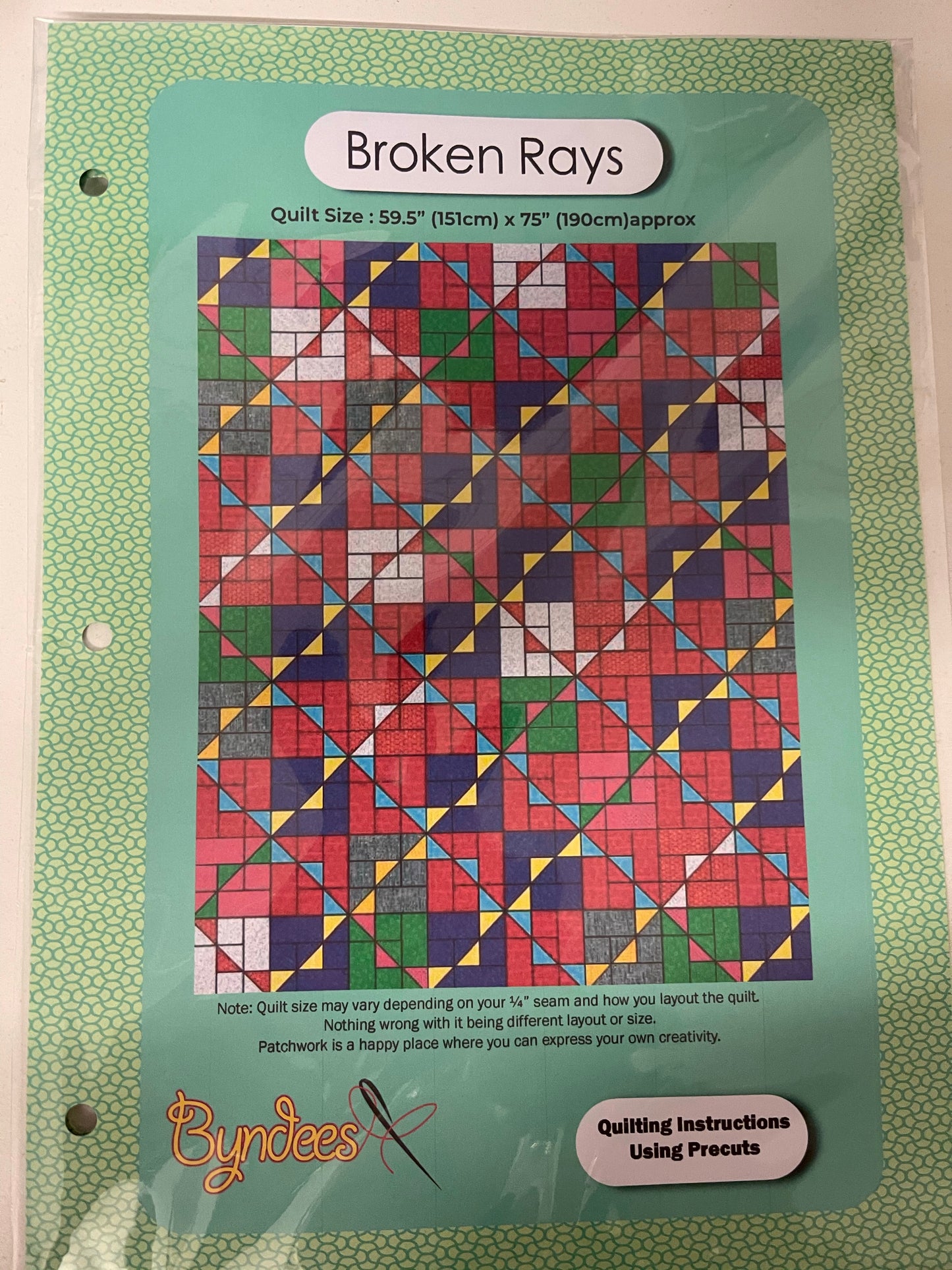 Broken Rays Quilt Pattern