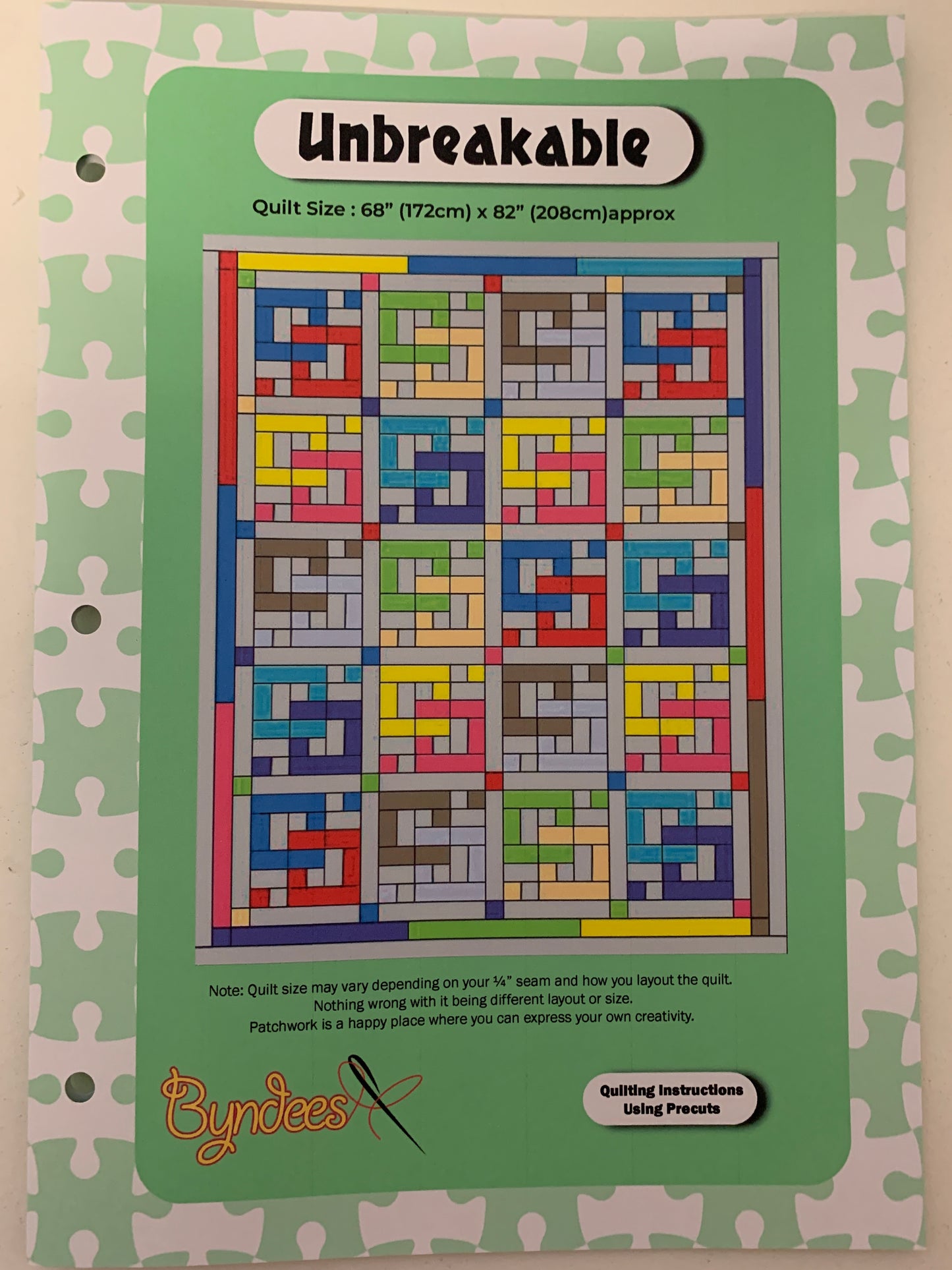Unbreakable Quilt Pattern
