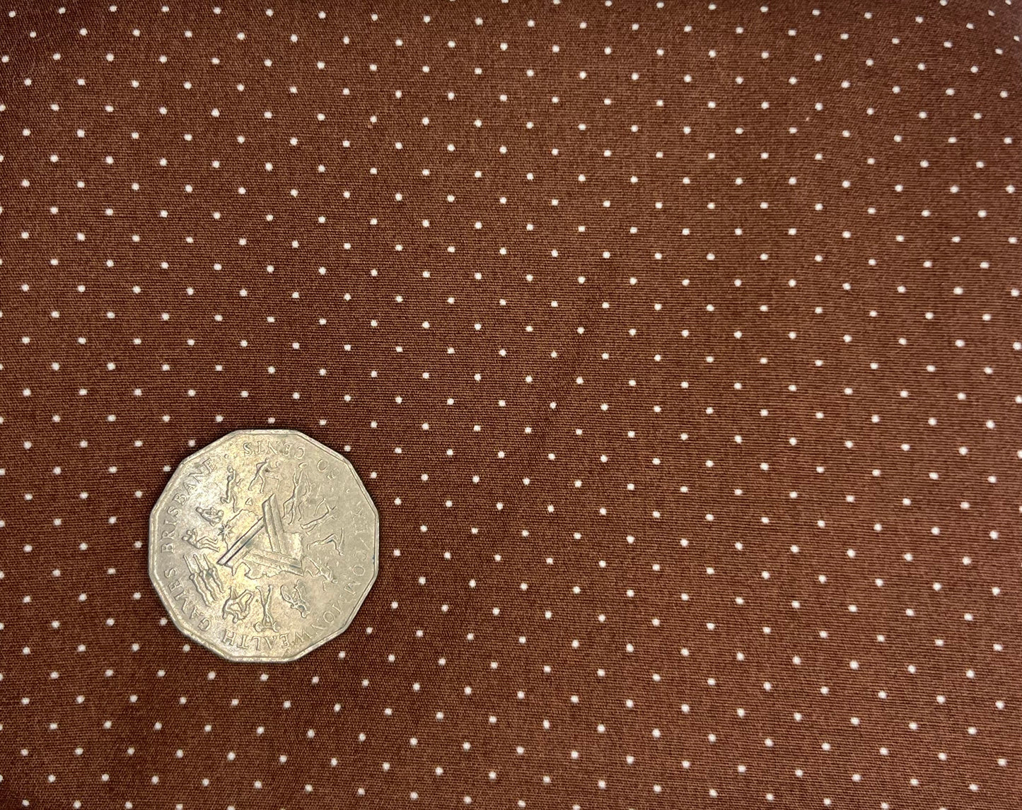 Brown with White Dots