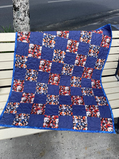 Stepping Stones Quilt Finished Size 34.5" x 42.5" Approx