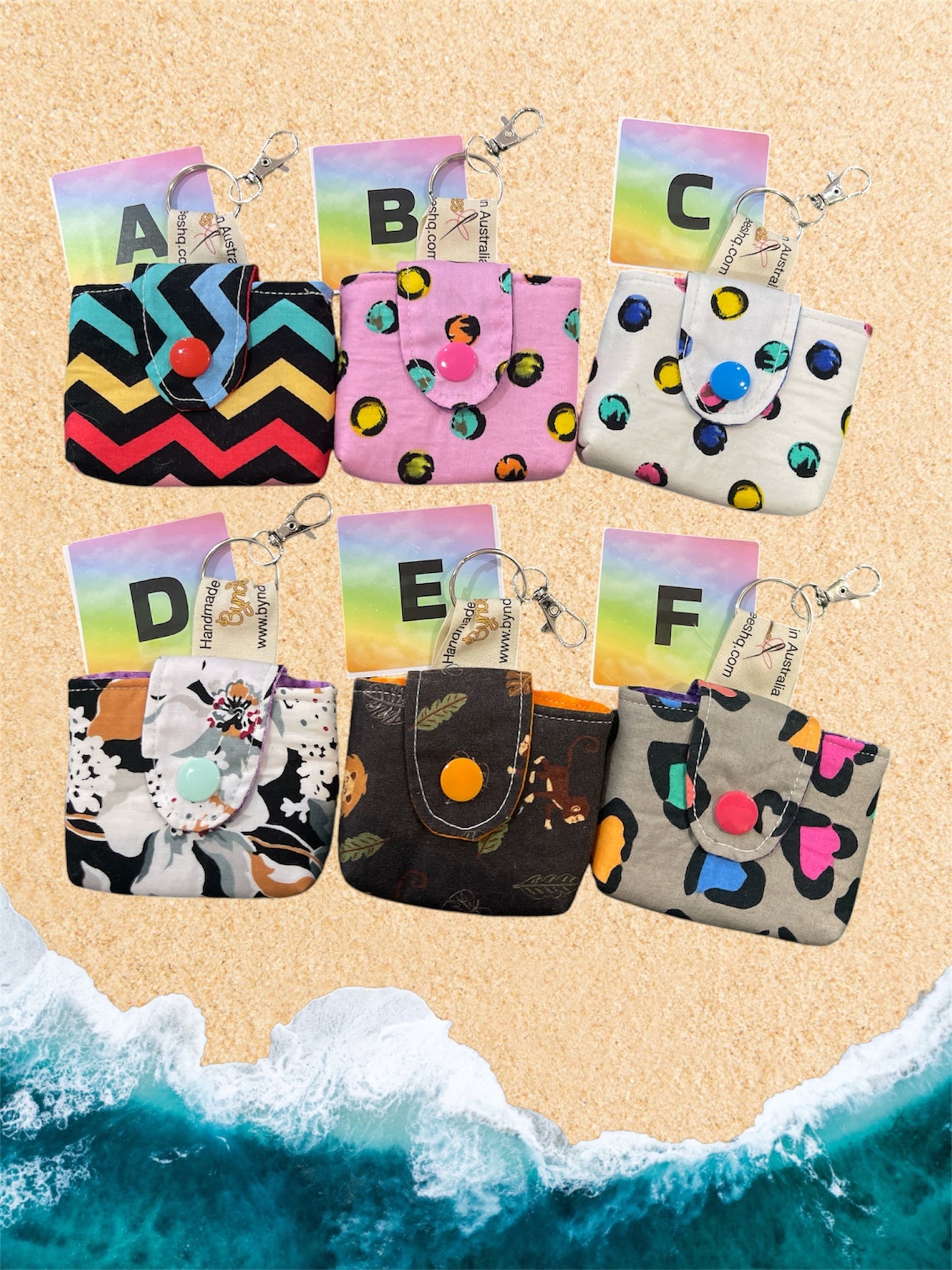 Ear Pod Keyring Cases - Selection 3