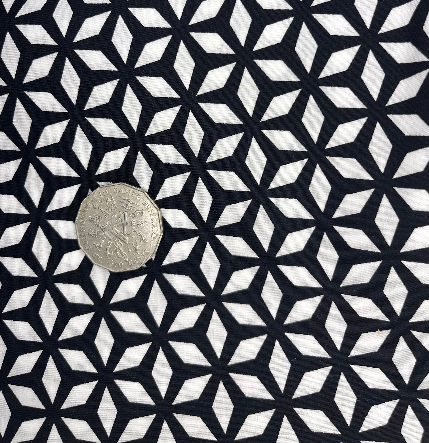 Geometric Pattern Black on White