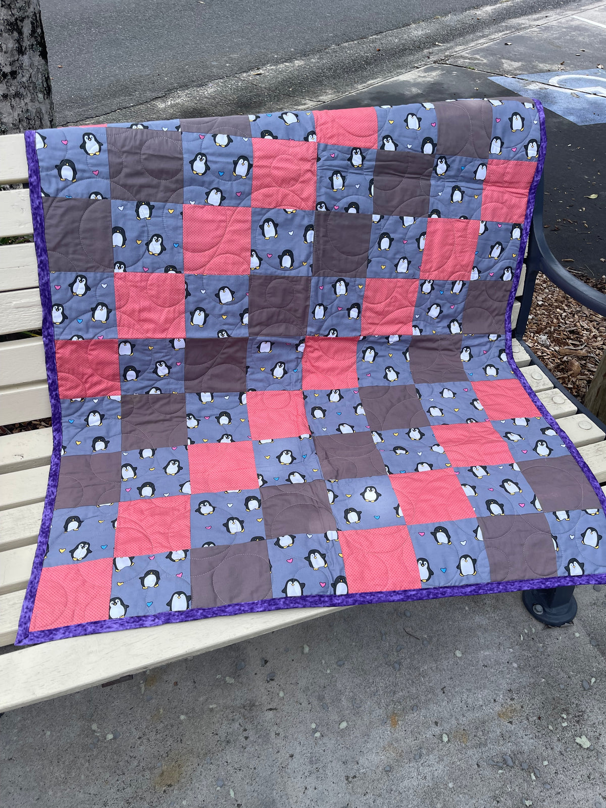 Stepping Stones Quilt Finished Size 34.5" x 42.5" Approx