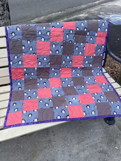 Stepping Stones Quilt Finished Size 34.5" x 42.5" Approx
