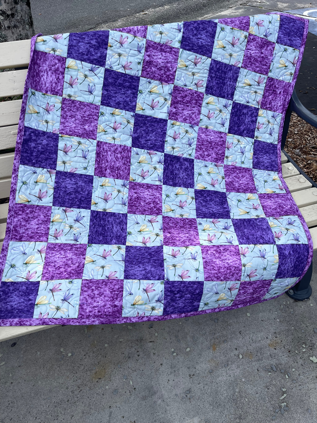 Stepping Stones Quilt Finished Size 34.5" x 42.5" Approx