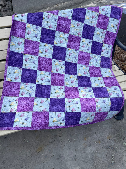 Stepping Stones Quilt Finished Size 34.5" x 42.5" Approx