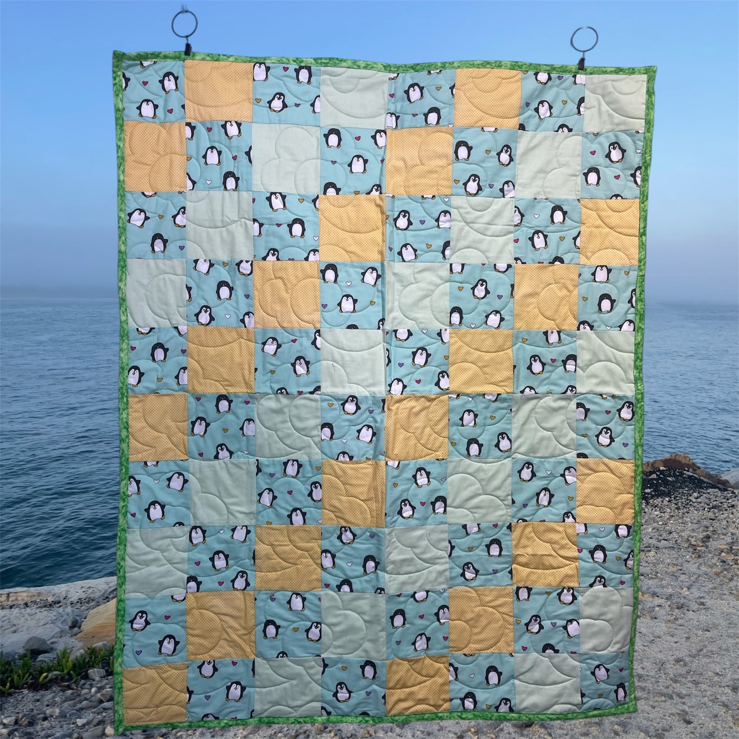 Stepping Stones Quilt Finished Size 34.5" x 42.5" Approx
