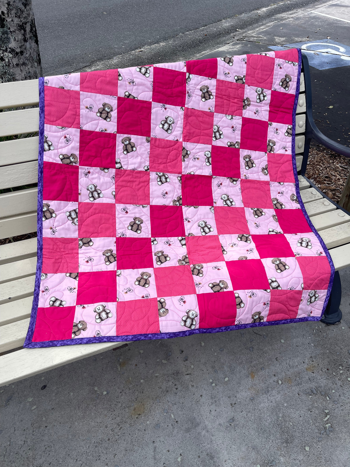 Stepping Stones Quilt Finished Size 34.5" x 42.5" Approx