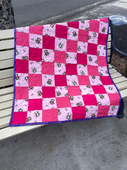 Stepping Stones Quilt Finished Size 34.5" x 42.5" Approx