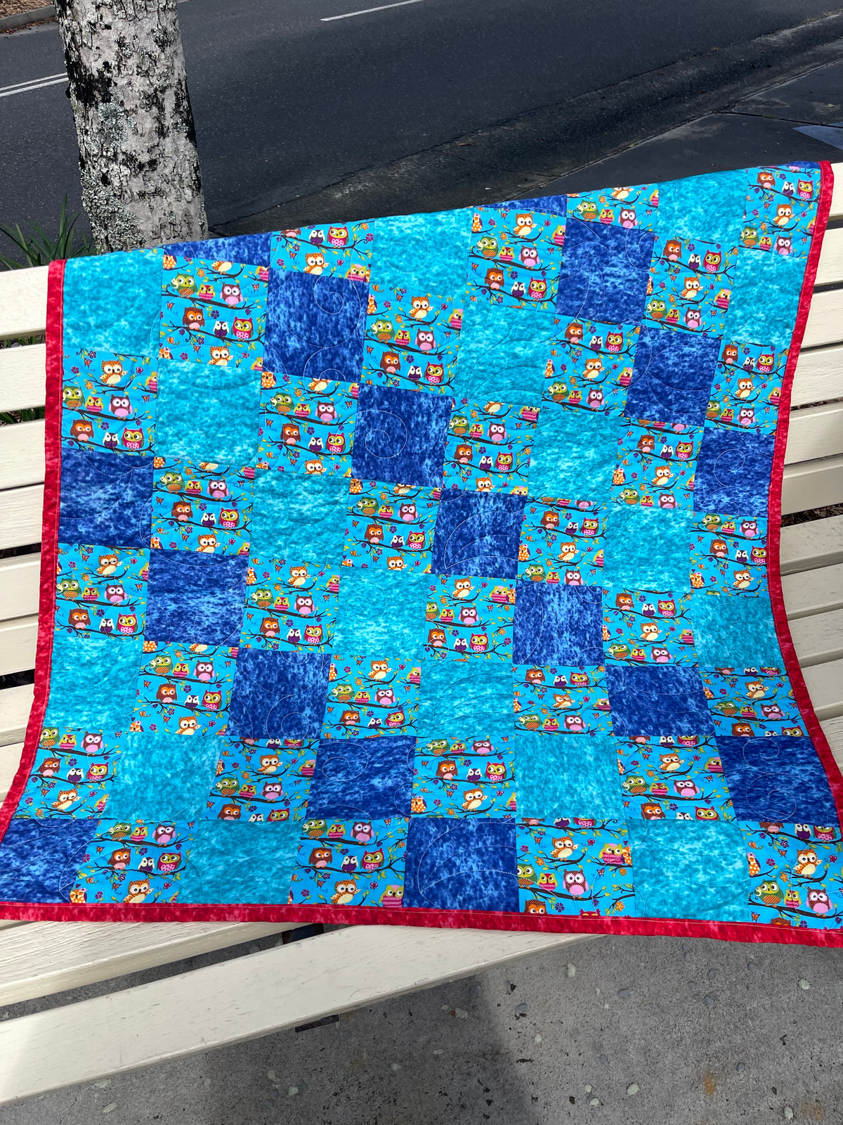 Stepping Stones Quilt Finished Size 34.5" x 42.5" Approx