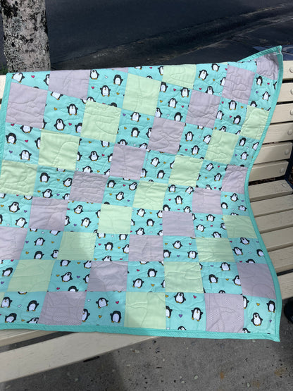 Stepping Stones Quilt Finished Size 34.5" x 42.5" Approx