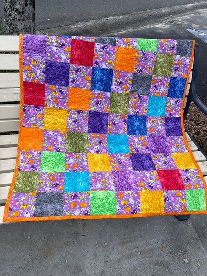 Stepping Stones Quilt Finished Size 34.5" x 42.5" Approx