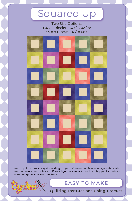 Squared Up Quilt Pattern Download