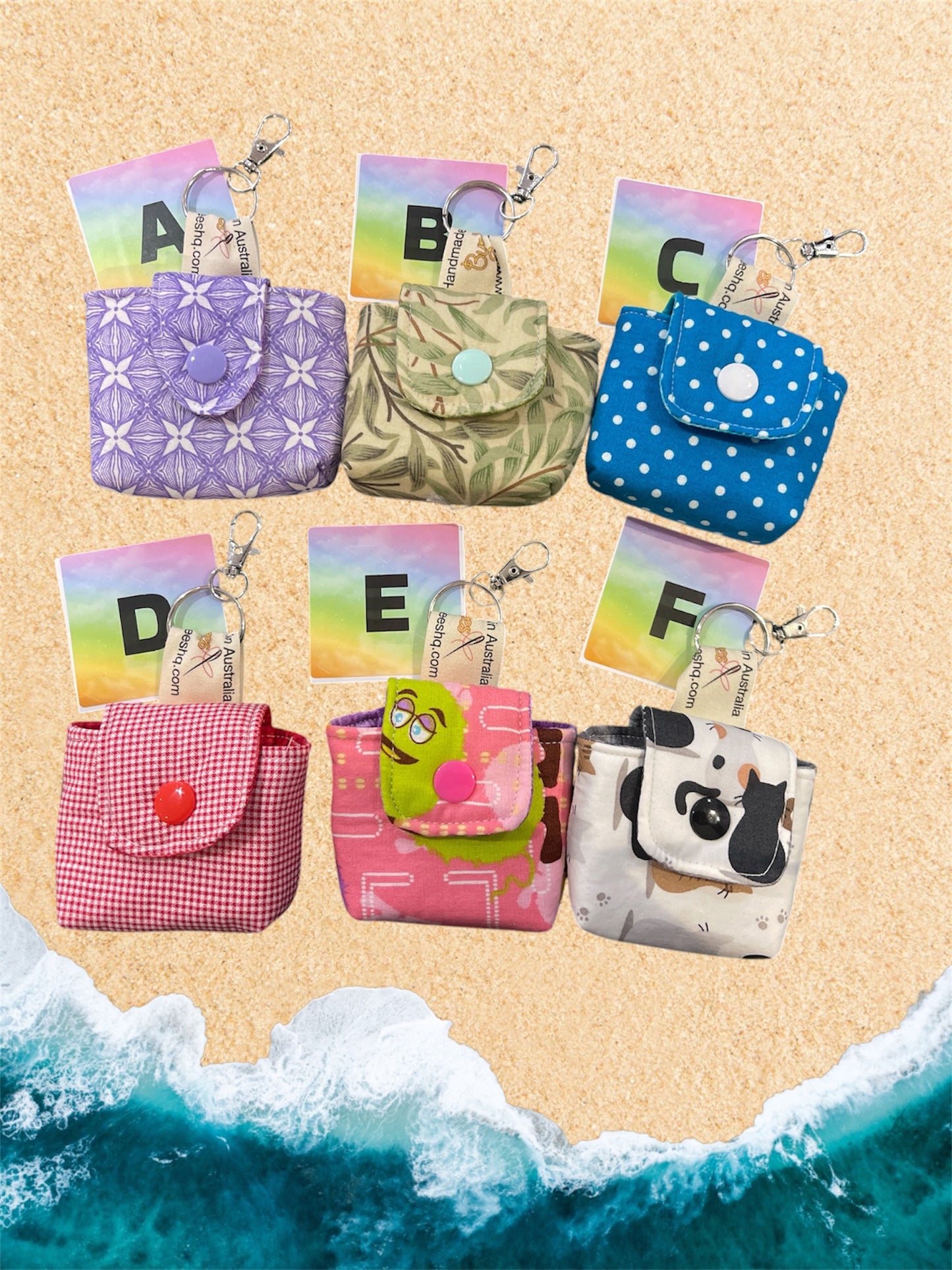 Ear Pod Keyring Cases - Selection 8