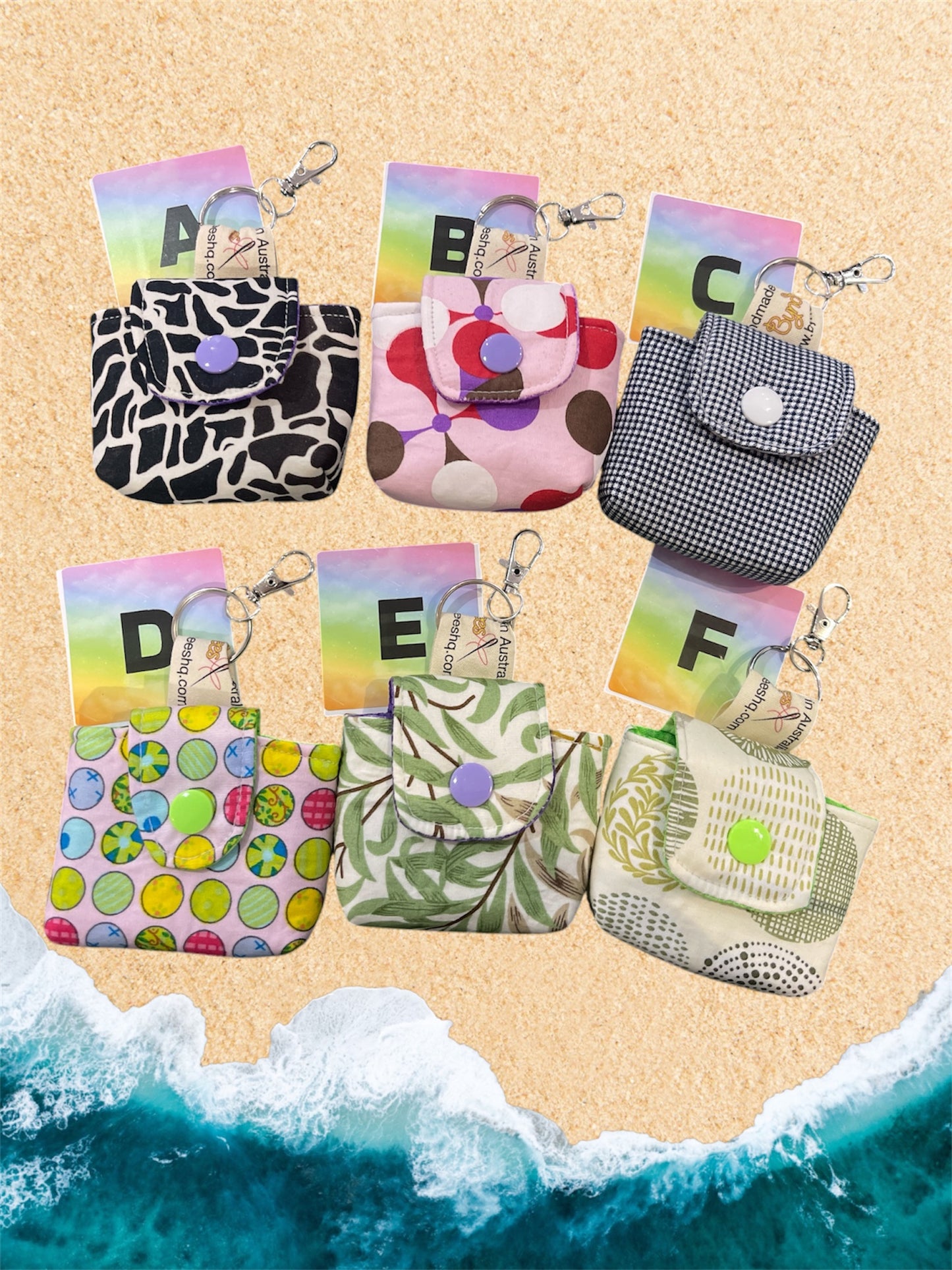 Ear Pod Keyring Cases - Selection 7