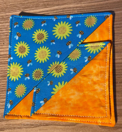 Bookmarks 1 x 5” & 1 x 3.5” Set - Bright Circles, Patterned & Sunflowers