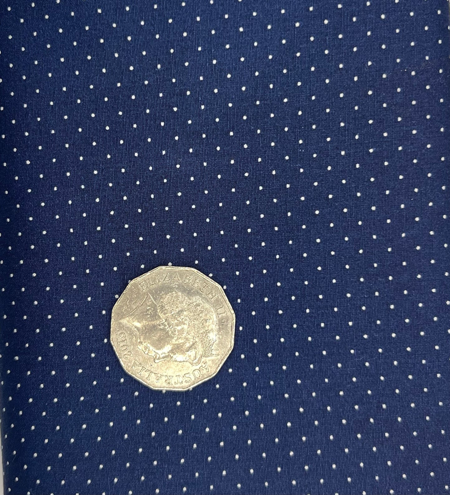 Navy with White Dots