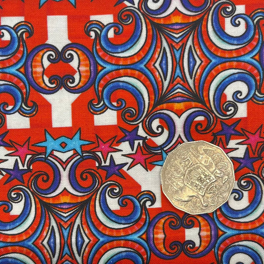 Red, White & Blue Pattern
