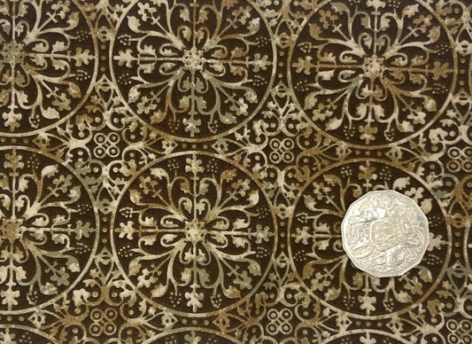 Browns Tone Mandala Pattern