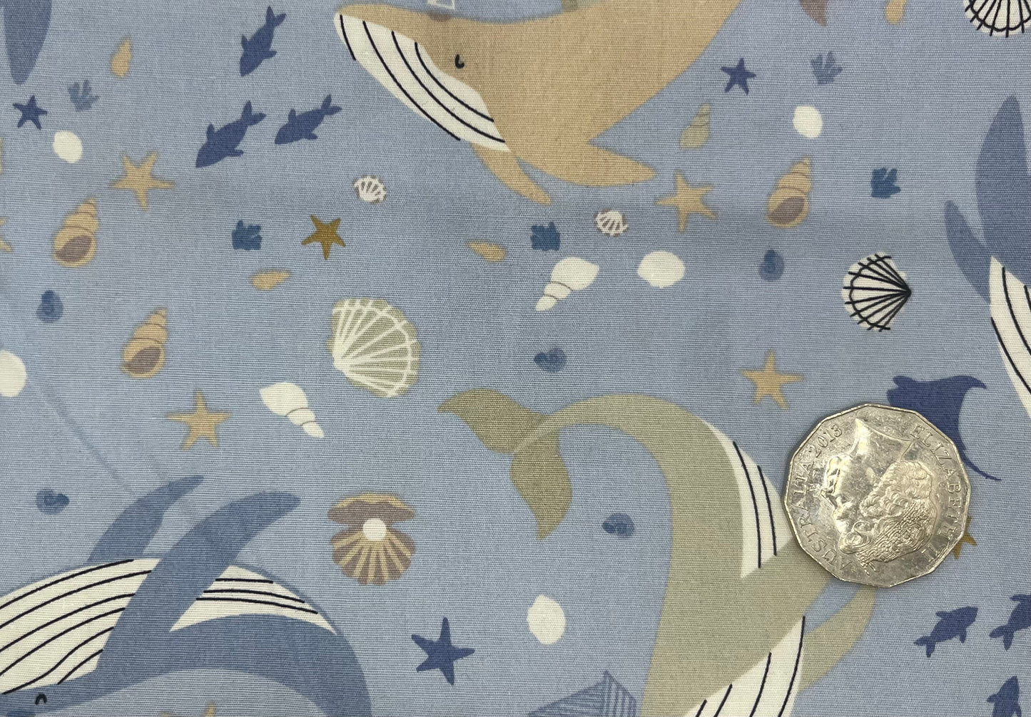 Whales Large Lite Blue