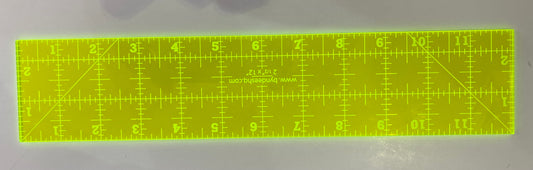 2.5" x 12” Square Ruler