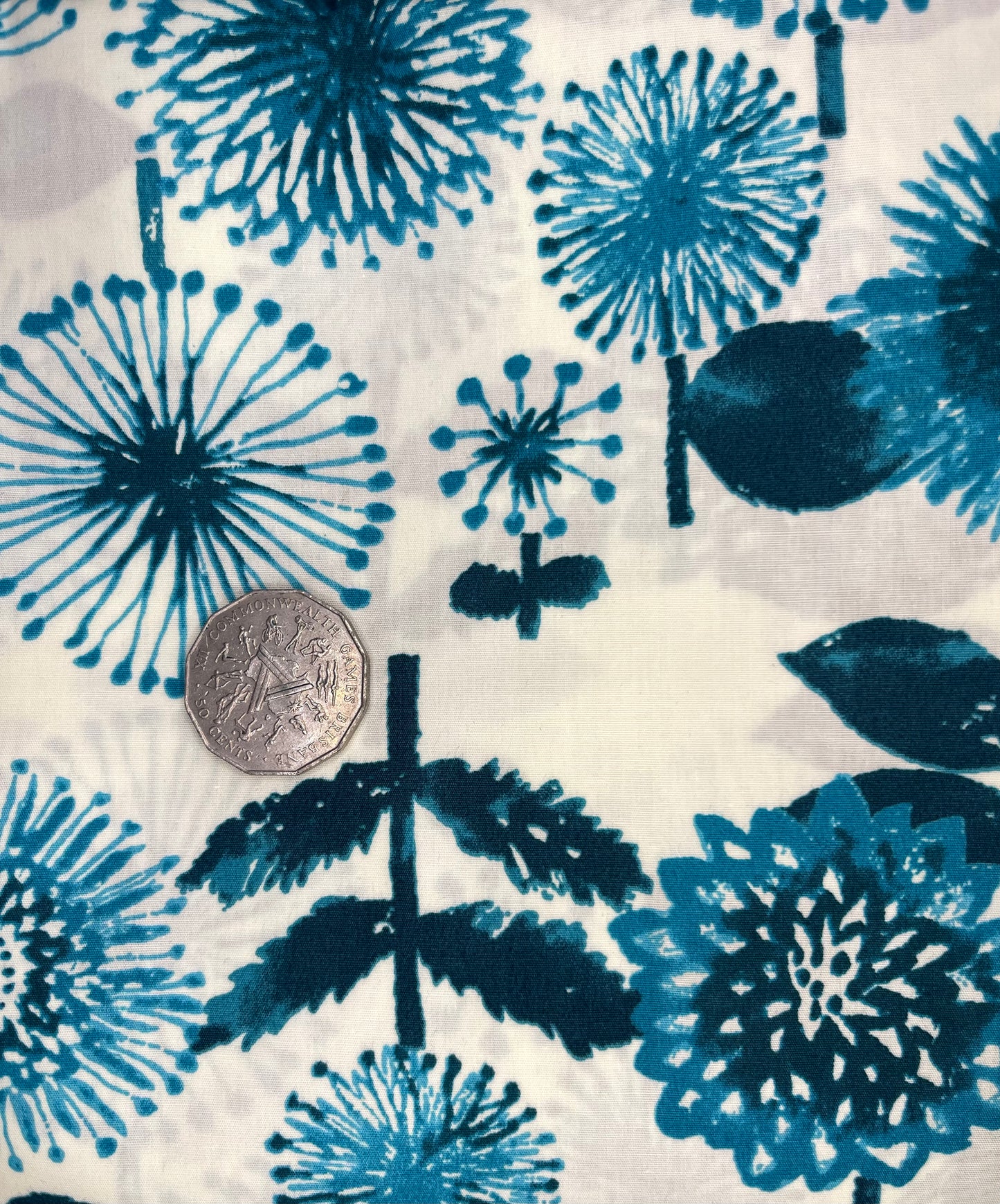 Dandelion Flowers in Blues