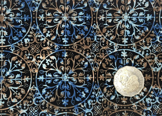 Blue Tones Mandala Pattern