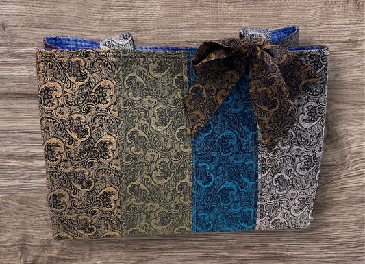 Envy Bag - Paisley with Blue Lining