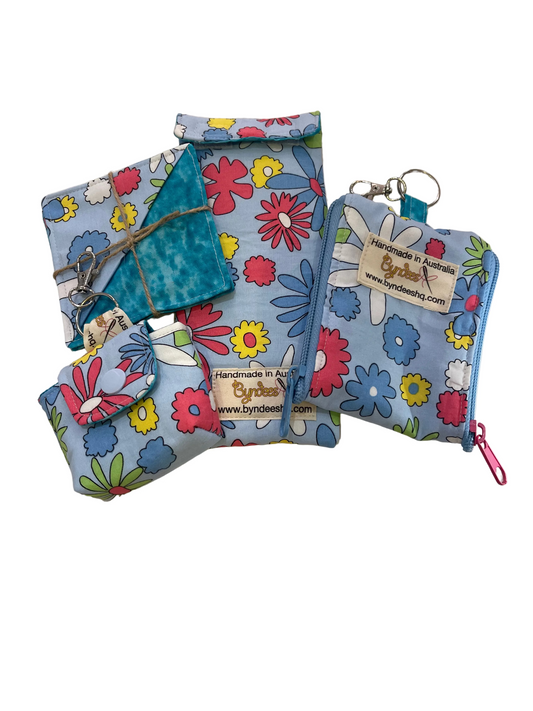 Accessories Kit - Bright Flowers w Lite Blue Lining