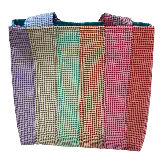 Totally Fun Bag - Pastel Stars with Lite Blue Lining
