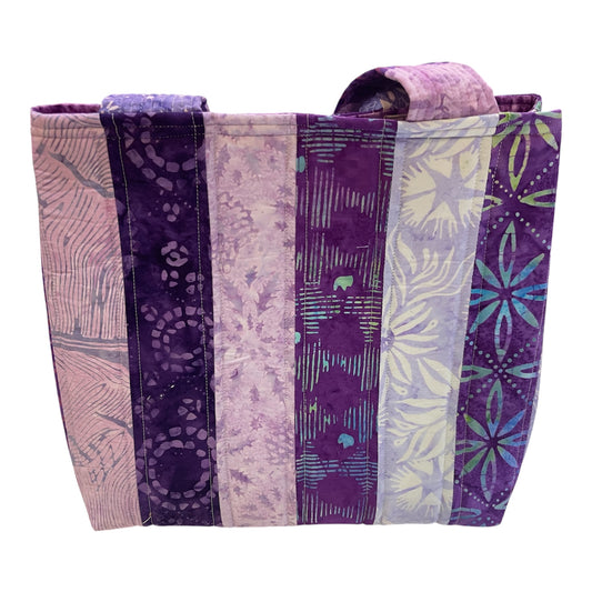 Totally Fun Bag - Purple Tones with Purple Lining