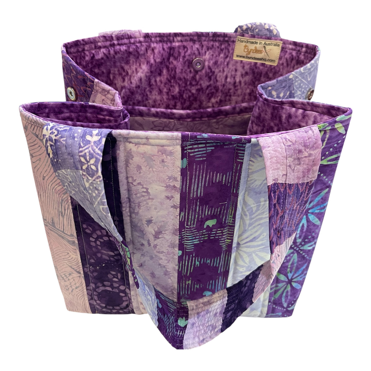 Totally Fun Bag - Purple Tones with Purple Lining