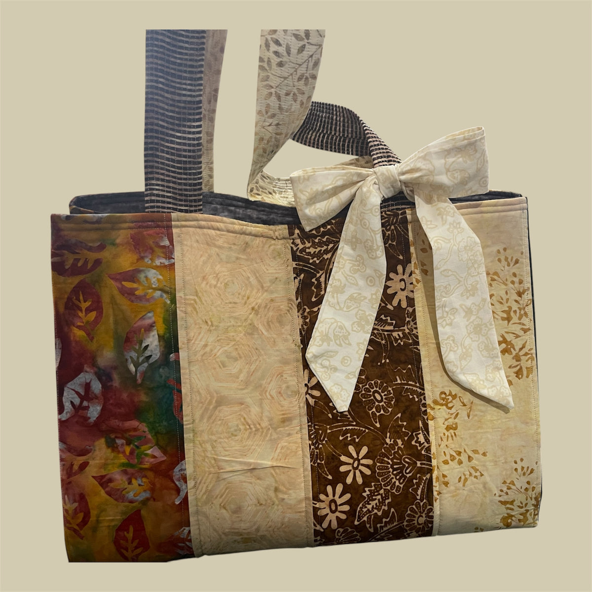 Envy Bag - Earth Tones  with Grey Lining