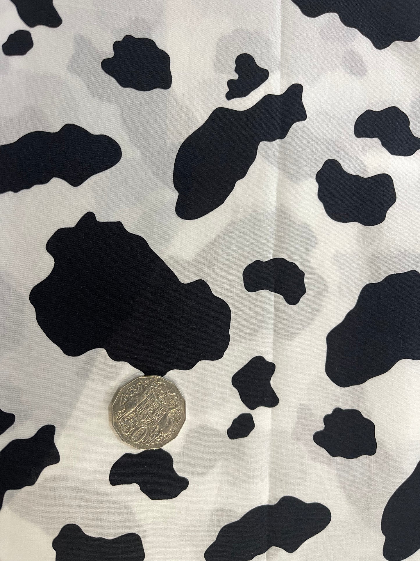 Black & White Cow Print