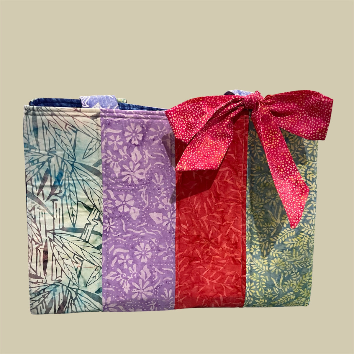 Envy Bag - Pastel Tones with Blue Lining