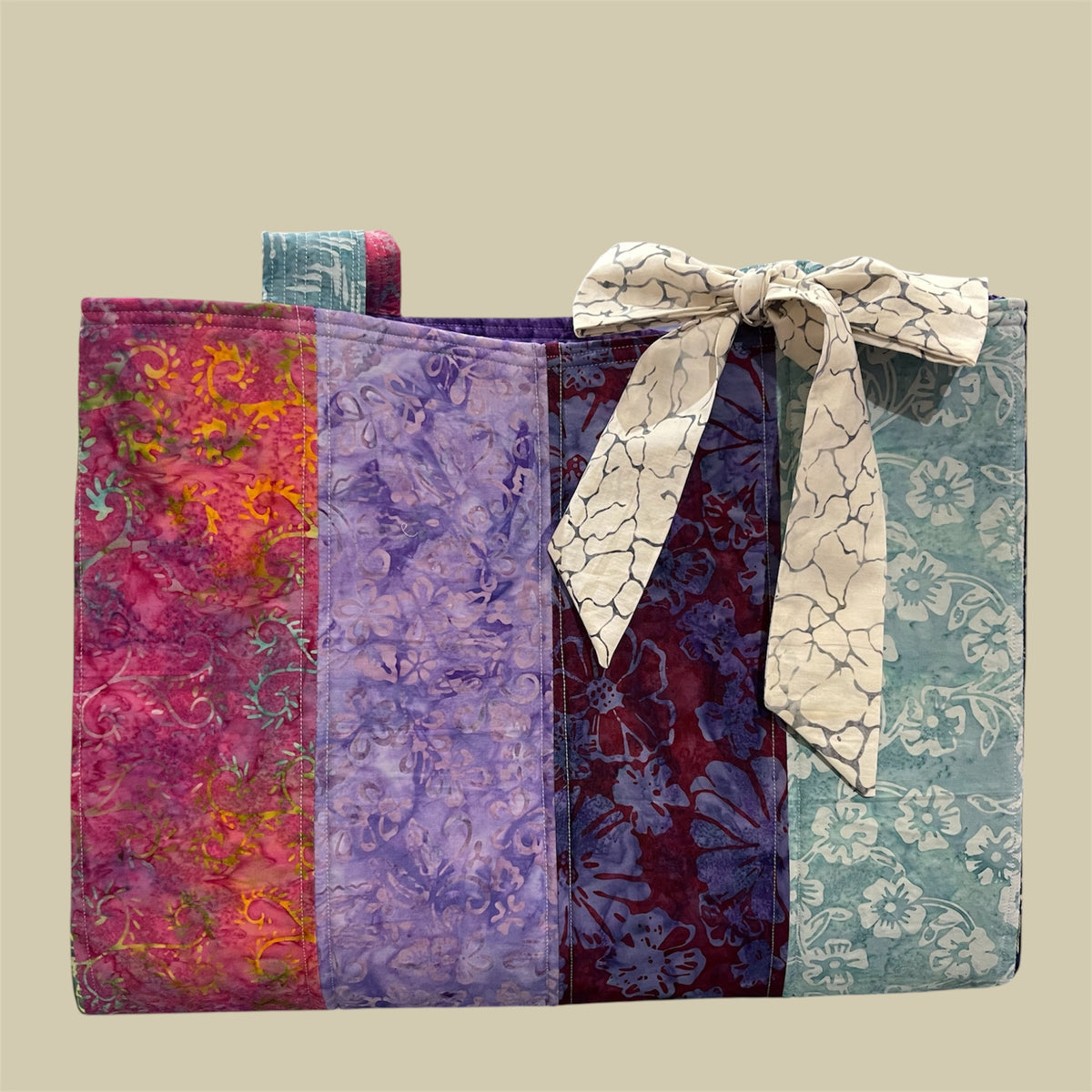 Envy Bag - Purple & Blue Tones with Purple Lining